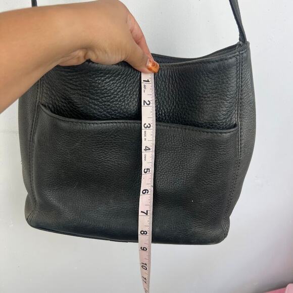 Vintage Coach Pebbled Leather 4920 hobo over the shoulder bag 3 sections - Picture 14 of 15